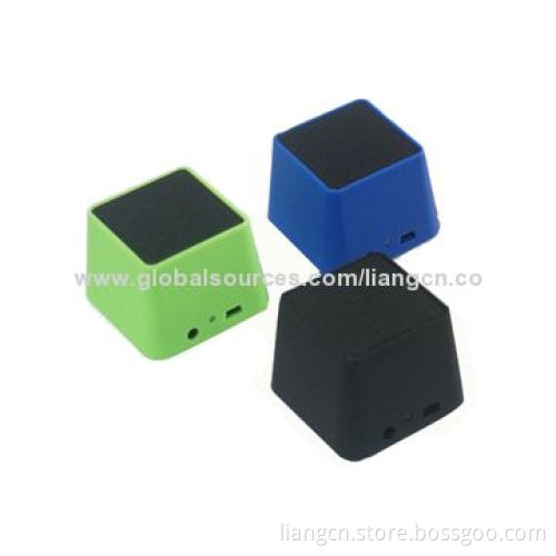 Portable pyramid Bluetooth mini speaker with hands-free call